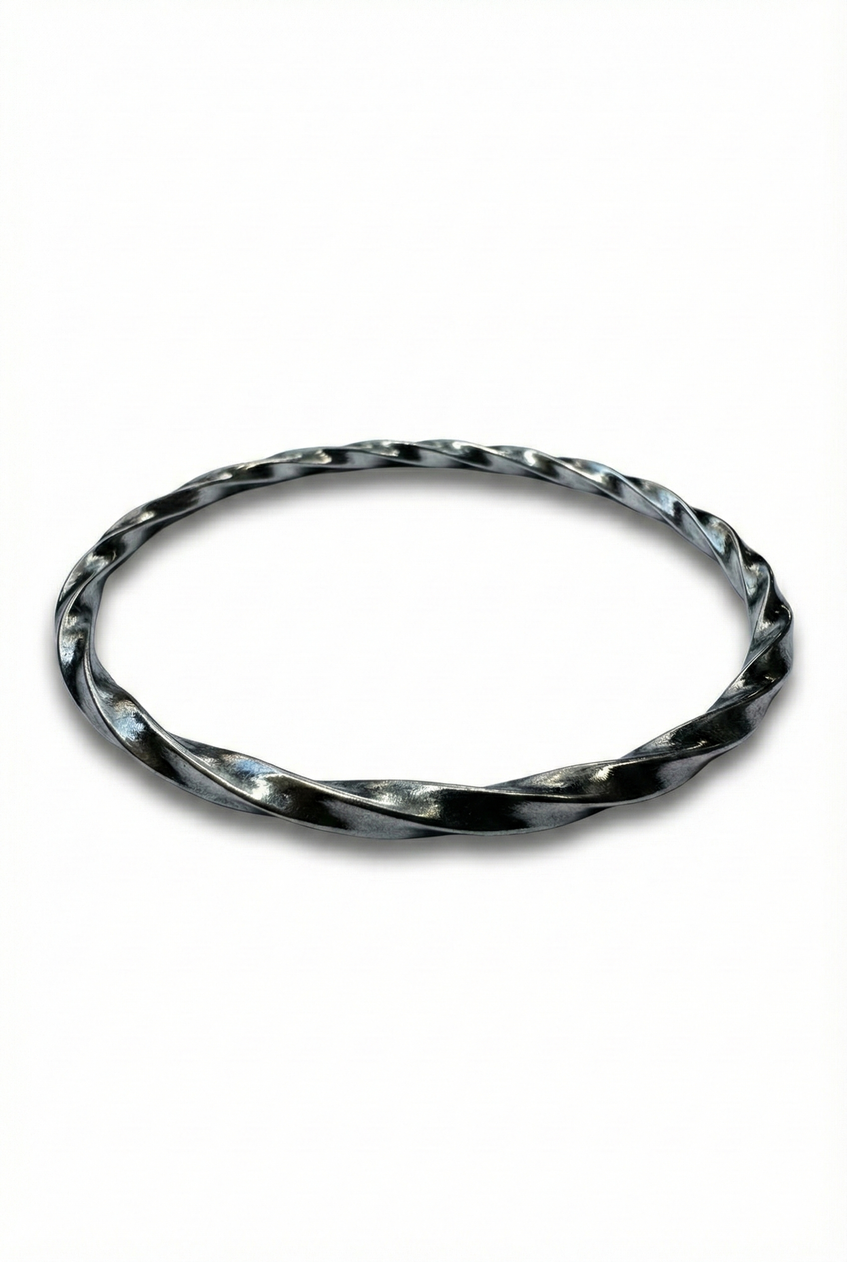 The Twisted Halo Bangle