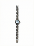 Marcasite Square Link Watch