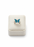 Azure Morpho Ring