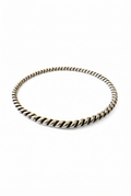 The Sterling Twist Bangle