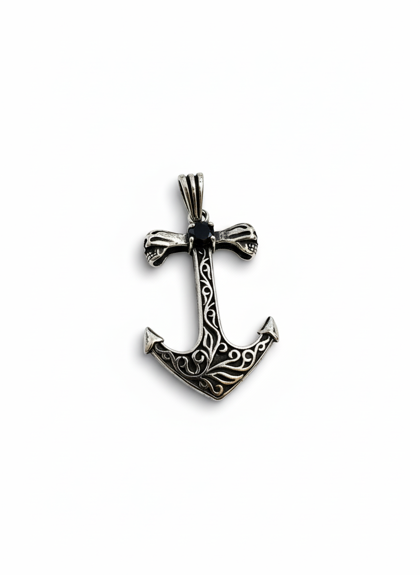 The Midnight Anchor Pendant