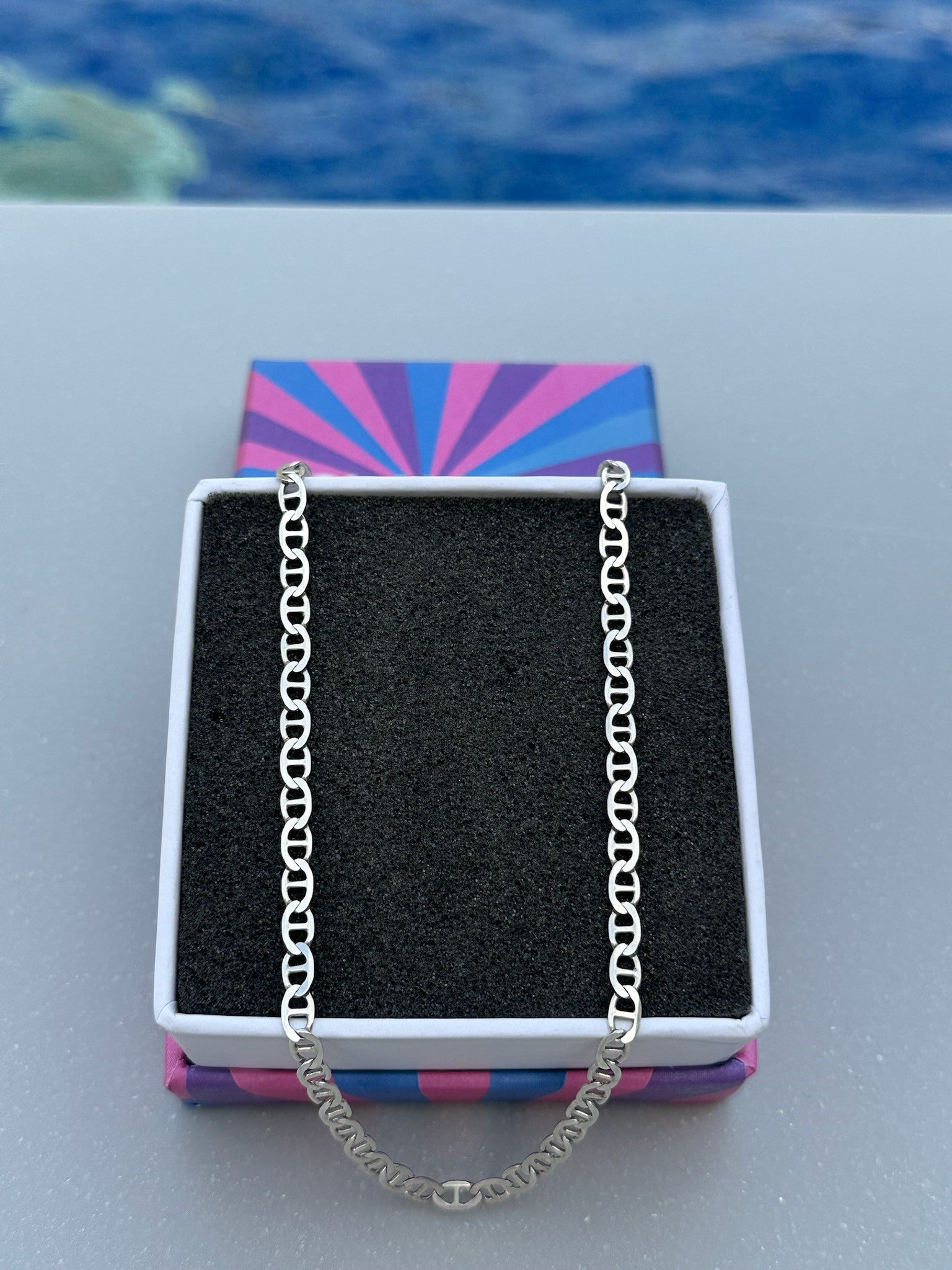 Polished Anchor Mariner Chain