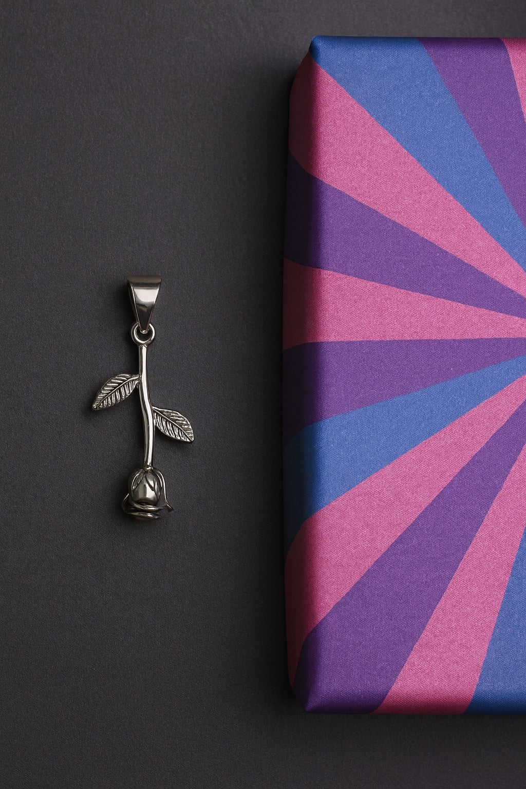 Sterling Silver Long Stem Rose